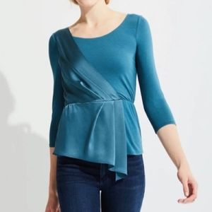BAILEY/44 Jules Draped Front Top Size S